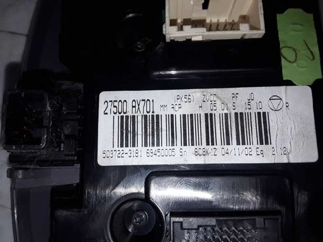 Sterownik trybów ogrzewania/klimatyzacji Nissan Micra K12