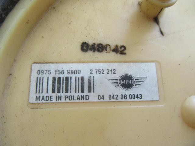 Czujnik poziomu paliwa w zbiorniku MINI Cooper R56