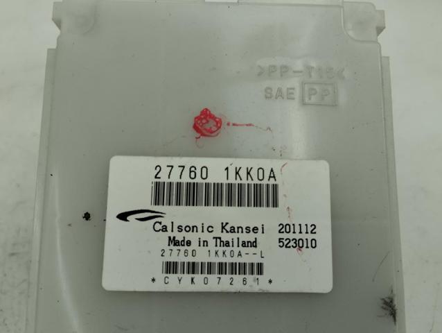 Sterownik trybów ogrzewania/klimatyzacji 277601KK0A NISSAN