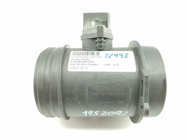 Czujnik przepływu powietrza, przepływomierz powietrza M.A.F. 280218015 VAG