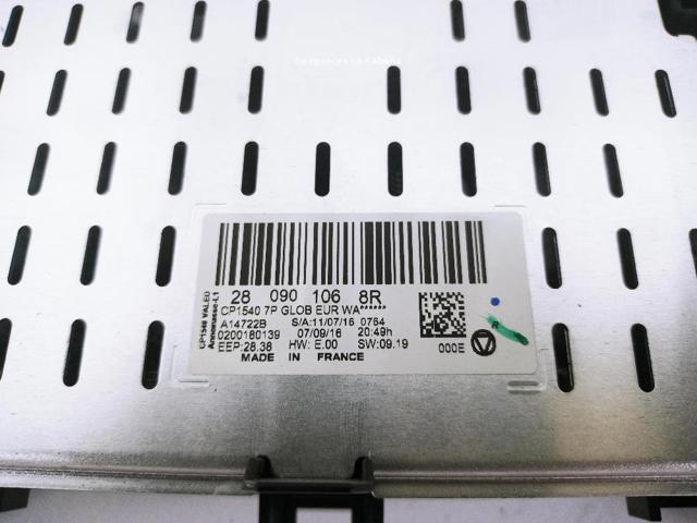 Sterownik trybów ogrzewania/klimatyzacji Renault Megane 4 K9A, K9M, K9N