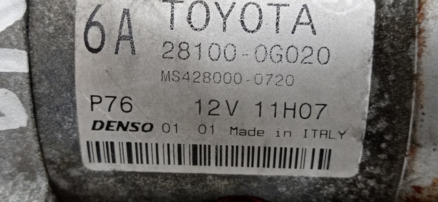281000G020 Toyota