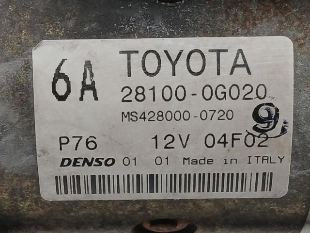 281000G020 Toyota