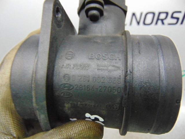 Czujnik przepływu powietrza, przepływomierz powietrza M.A.F. 281002669 HYUNDAI