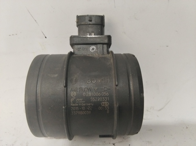 Czujnik przepływu powietrza, przepływomierz powietrza M.A.F. 281006056 FIAT