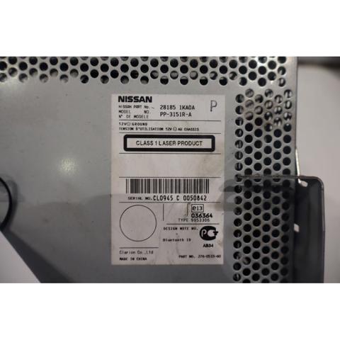 Radioodtwarzacz (radio AM/FM) Nissan JUKE F15