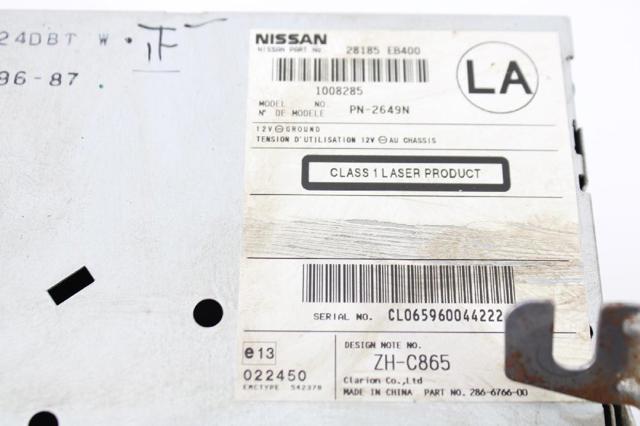 Kupić Radioodtwarzacz (radio AM/FM) Nissan Navara  D40 w dobrej cenie