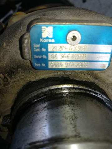 Turbina 282004X900 HYUNDAI
