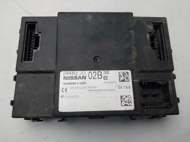 Blok komfortu 284B2JD02B NISSAN