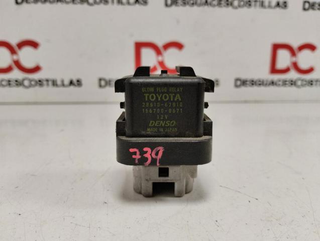 Przekaźnik świec żarowych 2861067010 TOYOTA