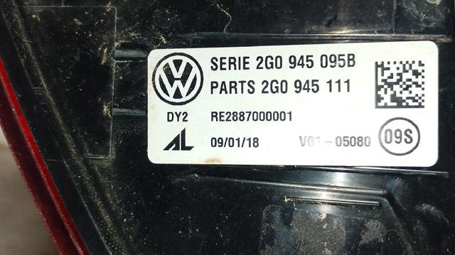 Lampa zespolona tylna lewa 2G0945095B VAG
