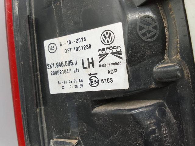 Lampa zespolona tylna lewa 2K1945095J VAG