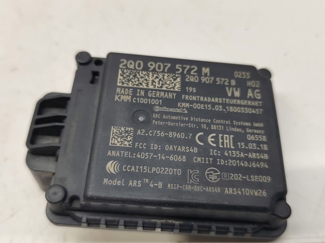 Czujnik Radarowy odległości 2Q0907572M VAG