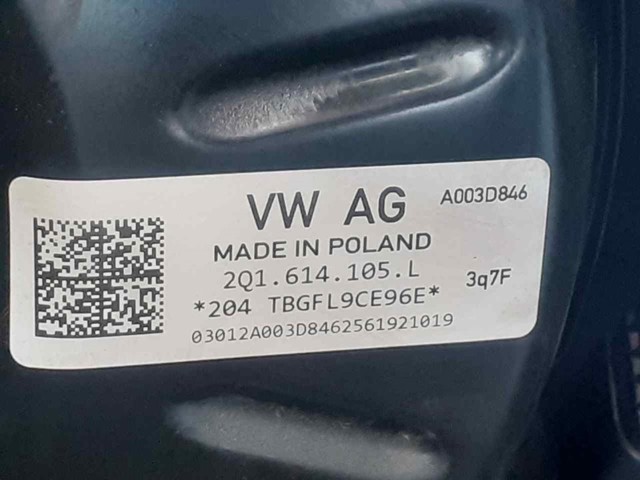 Wzmacniacz próżniowy hamulców 2Q1614105L VAG