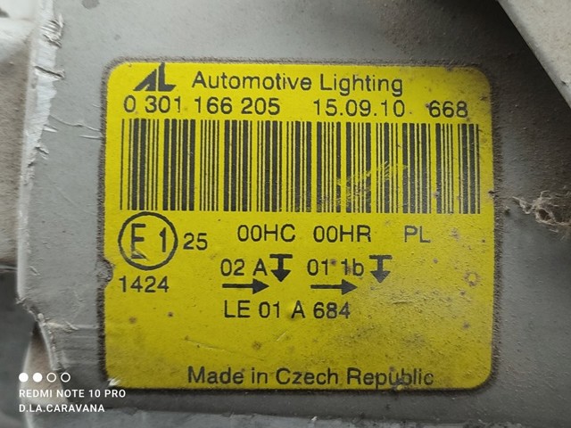 Reflektor lewy 301166205 MERCEDES