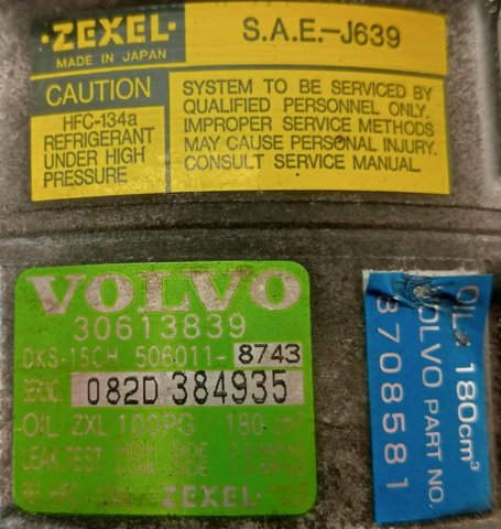 Sprężarka klimatyzacji 30613839 VOLVO