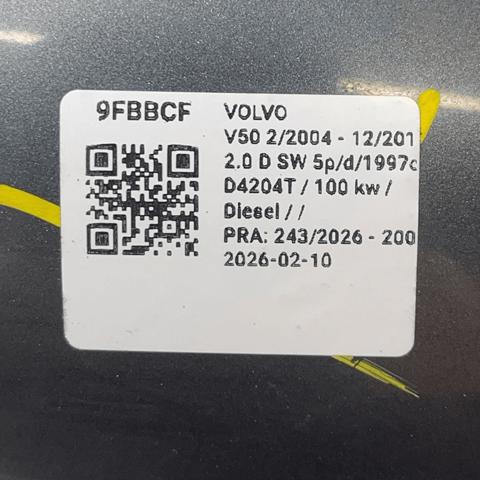 Lusterko wsteczne prawe Volvo S40 2 MS