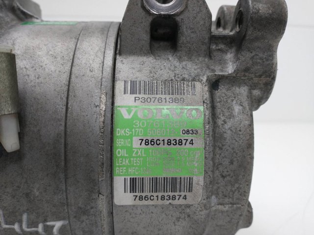 Koło pasowe sprężarki klimatyzacji 30761389 VOLVO
