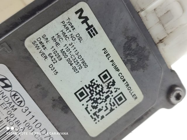 Moduł pompy paliwowej z czujnikiem poziomu paliwa KIA Sportage 4 QL