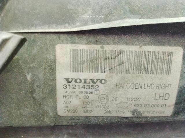 Reflektor prawy Volvo S80 2 AS, AR