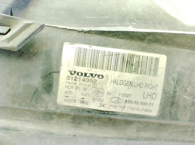 Reflektor prawy Volvo S80 2 AS, AR