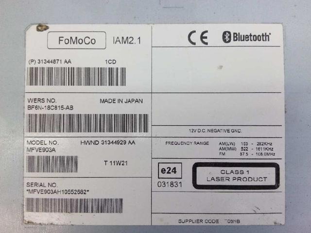 Sterownik trybów ogrzewania/klimatyzacji Volvo XC60 1 156