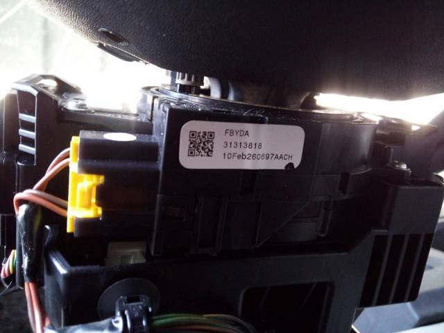 Pierścień kontaktowy AIRBAG, taśma kierownicy  31313818 VOLVO
