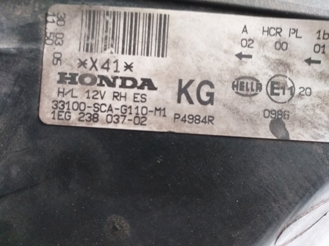 Reflektor prawy Honda CR-V 2 RD