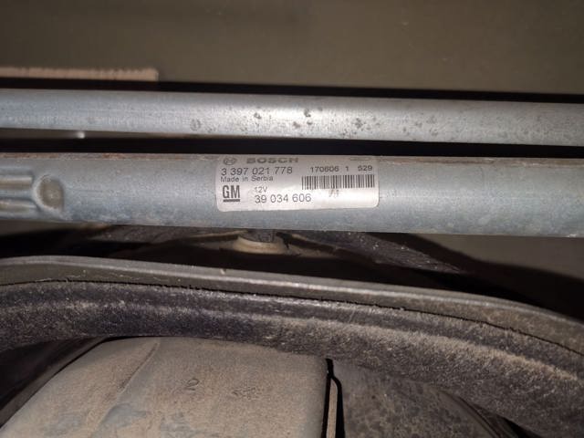 Mechanizm wycieraczek 3397021778 OPEL