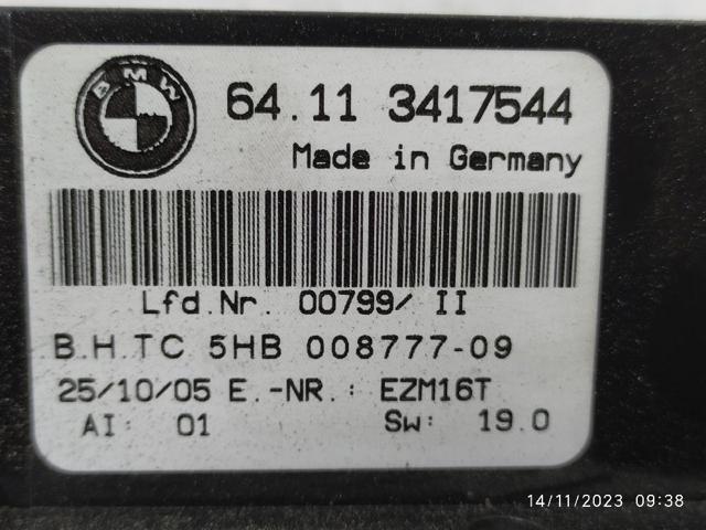 Sterownik trybów ogrzewania/klimatyzacji 3417544 BMW