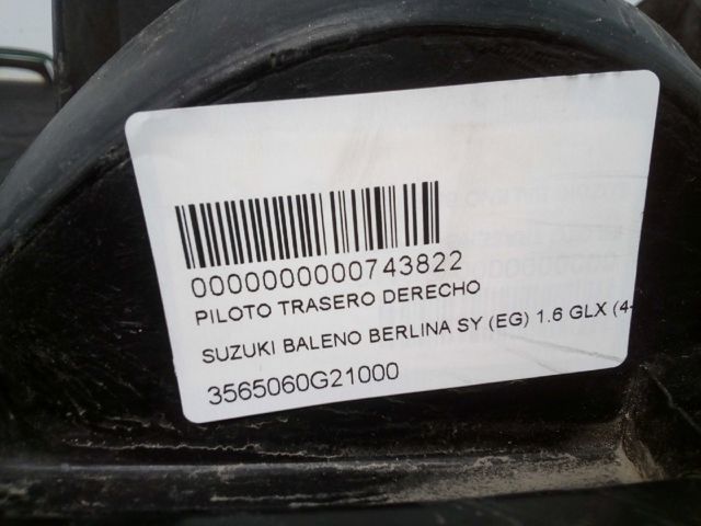 Lampa zespolona tylna prawa 3565060G21000 SUZUKI