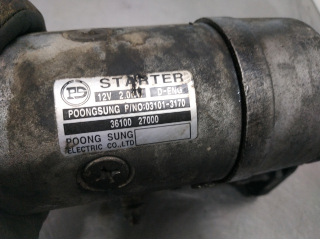 Rozrusznik 3610027000 HYUNDAI