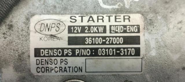 3610027000 Hyundai/Kia