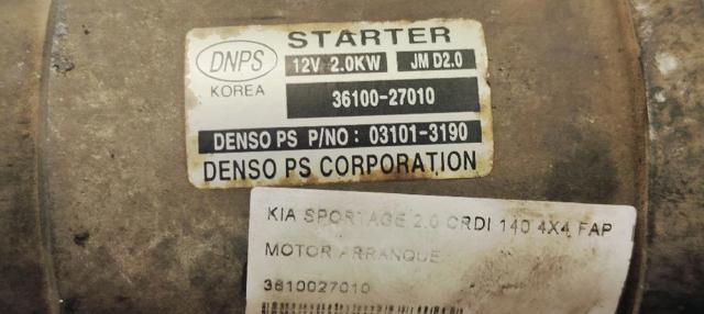 3610027010 Hyundai/Kia