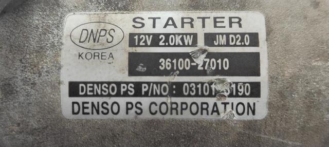 3610027010 Hyundai/Kia