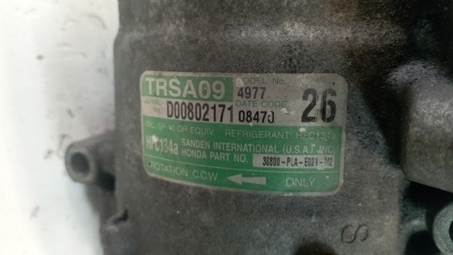 Sprężarka klimatyzacji 38800PLAE021M2 HONDA