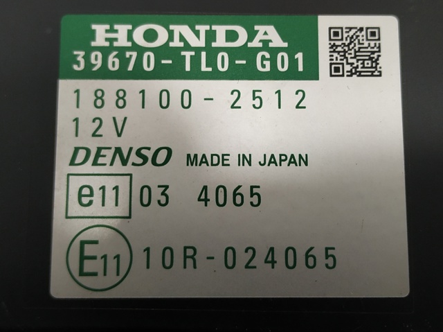 39670TL0G01 Honda
