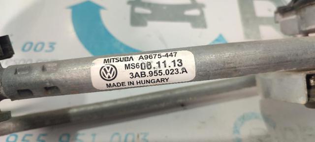 Mechanizm wycieraczek 3AB955023A VAG