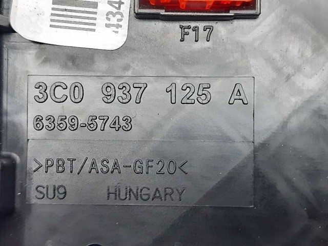 Skrzynka bezpieczników 3C0937125A VAG