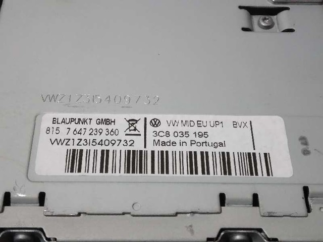 Radioodtwarzacz (radio AM/FM) 3C8035195 VAG