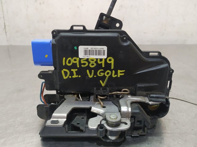 Zamek drzwi przednich lewych 3D1837015AB VAG