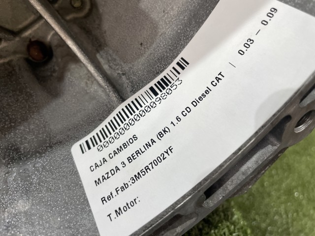 Mechaniczna skrzynia biegów w komplecie 3M5R7002YF MAZDA