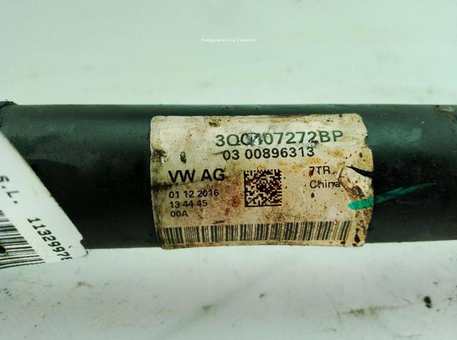 Półoś napędowa przednia prawa 3Q0407272BP VAG