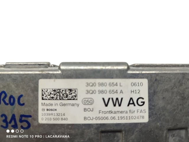 Kamera systemu zapewnienia widoczności  3Q0980654L VAG
