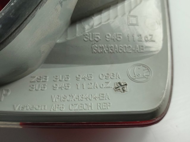 Lampa zespolona tylna prawa 3U5945096A VAG