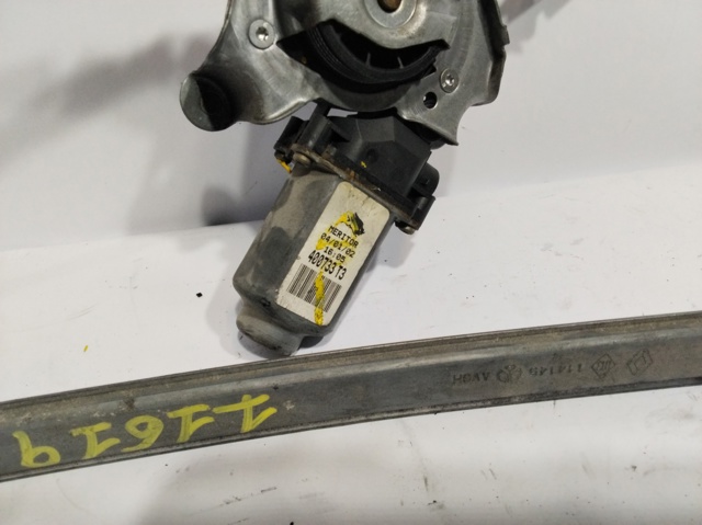 Mechanizm podnoszenia szyby drzwi przednich lewych 400733T3 RENAULT