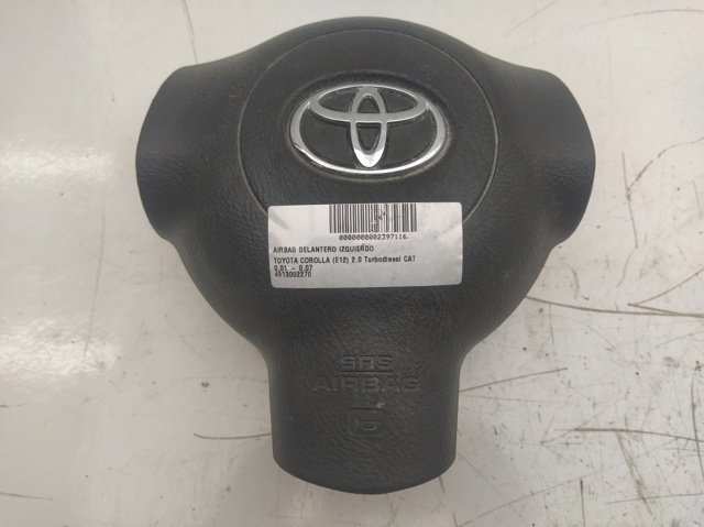 Poduszka powietrzna (Airbag) kierowcy 4513002270 TOYOTA