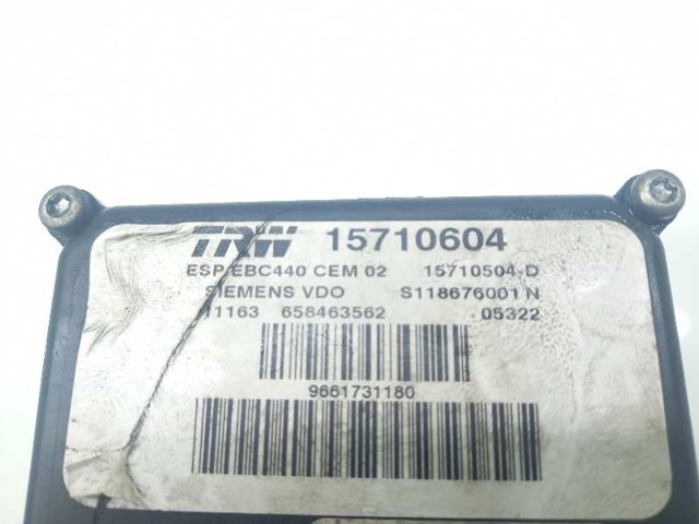 Sterownik ABS  hydrauliczny Peugeot 407 6E