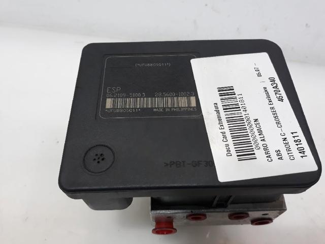 Sterownik ABS  hydrauliczny 4670A340 PEUGEOT