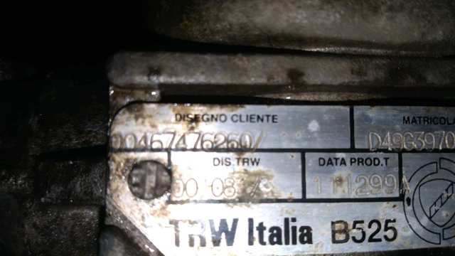 Listwa kierownicza (maglownica) 467476260 FIAT